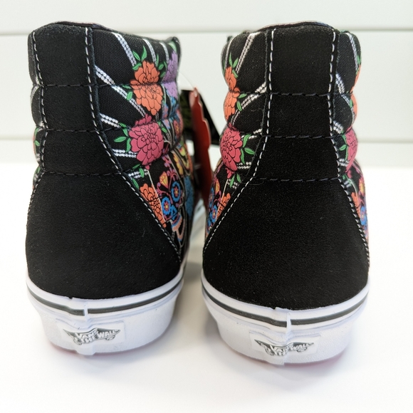 Vans M SK8-Hi Dia De Los Muertos Day of the Dead Suede shoe Glow in the dark 7.5 - Picture 6 of 10